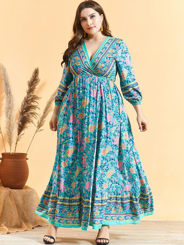 Printed casual dress