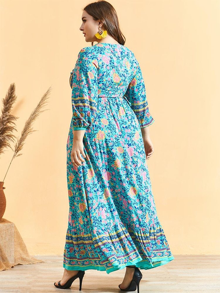 Printed casual dress