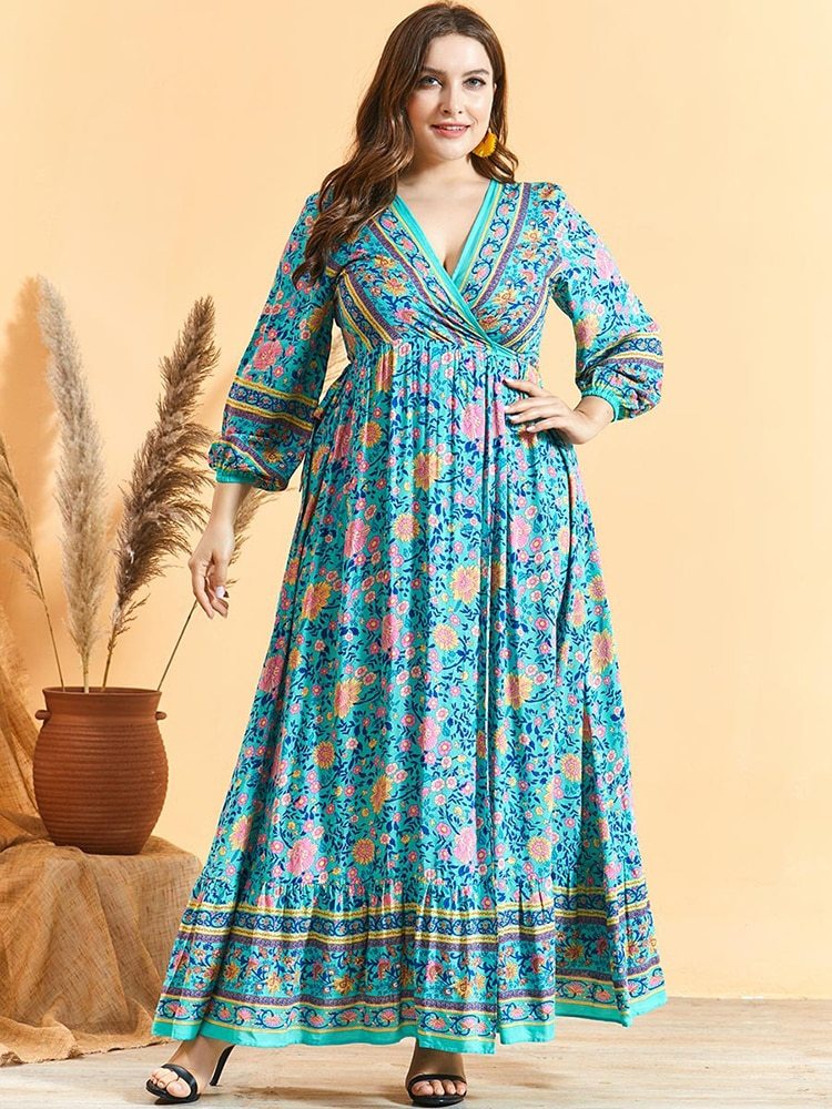 Printed casual dress