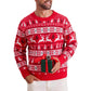 Christmas Sweater Men's Round Neck Loose Jacquard Knitwear