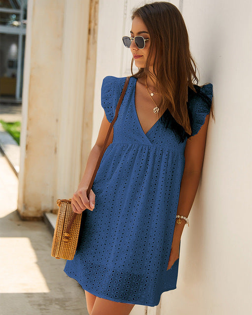 Lace casual dress