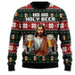 Men And Women Digital Printing Christmas Round Neck Sweater Tops