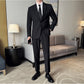 Slim-fit Thin One Button Casual Suit Jacket Men's Two-piece Suit