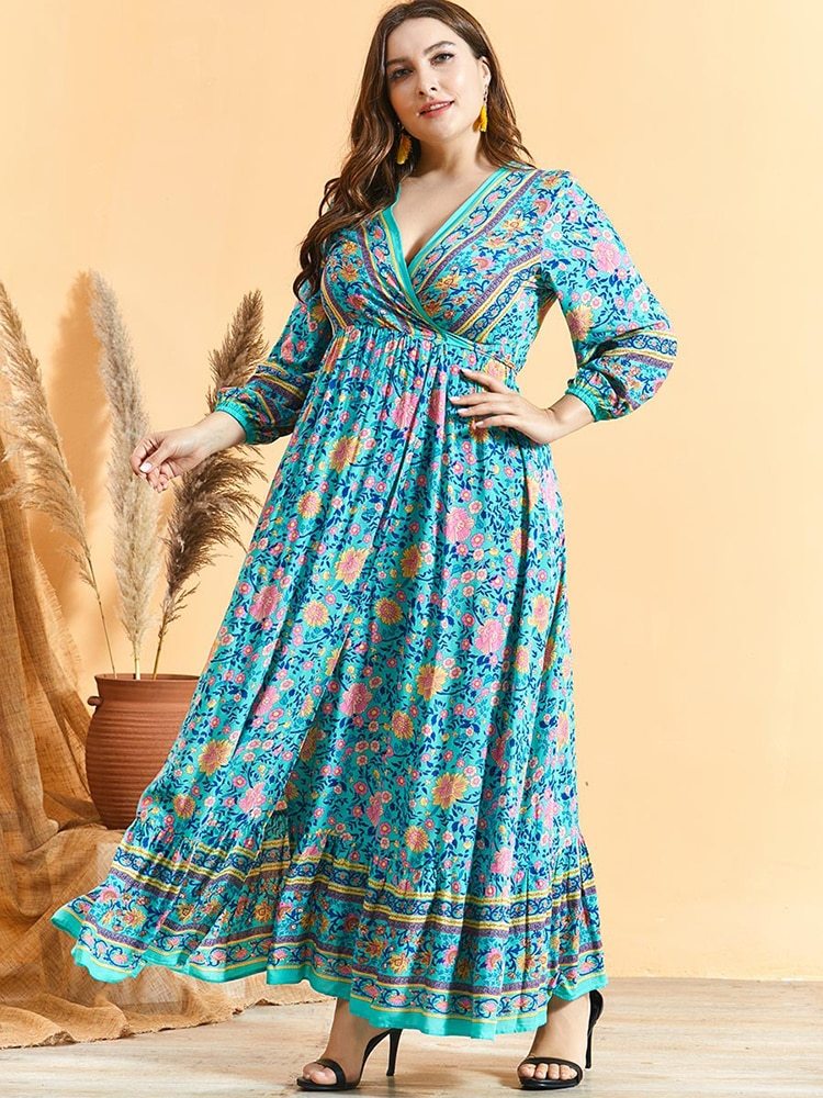 Printed casual dress