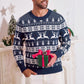 Christmas Sweater Men's Round Neck Loose Jacquard Knitwear