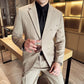 Slim-fit Thin One Button Casual Suit Jacket Men's Two-piece Suit