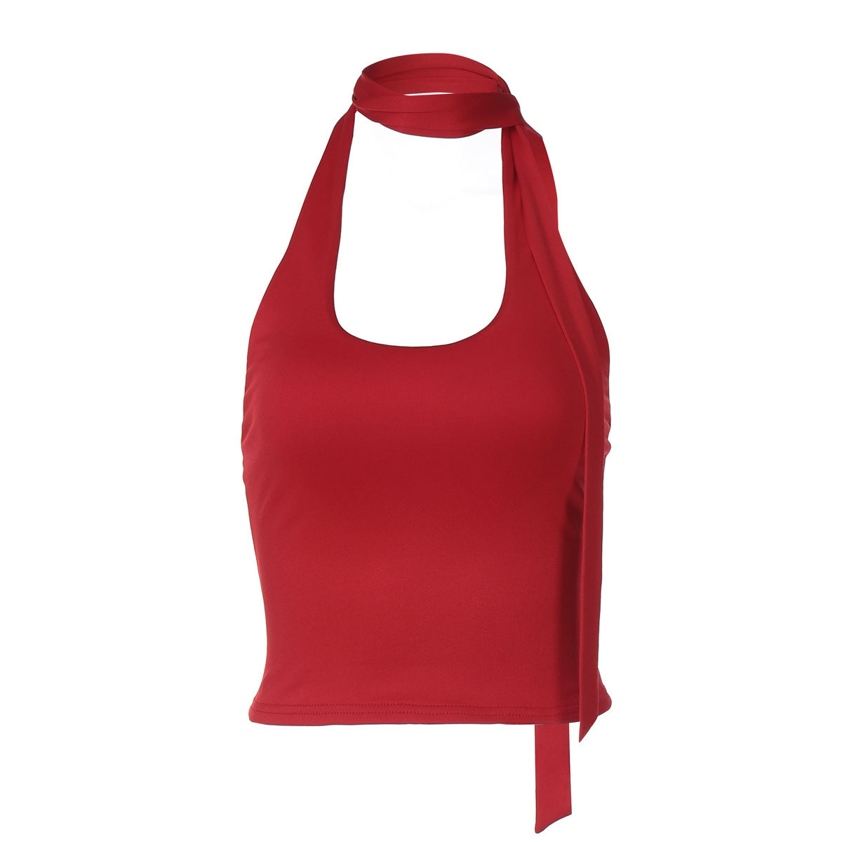 Sexy Halter Ribbon Backless Slim Fit Small Sling Dress – Women’s Party Wear